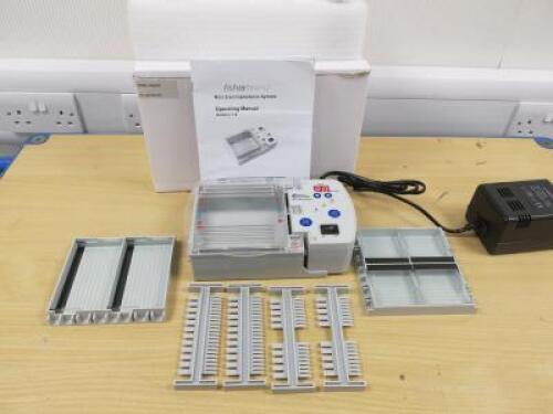 Fisherbrand Mini Electrophoresis System, Model 15530340. Comes with 2 x Casting Sets, Operation Manual, Power Supply & Original Box.