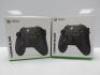 2 x Xbox Wireless Controller - Carbon Black in Original Packaging.