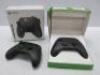 2 x Xbox Wireless Controller - Carbon Black in Original Packaging. - 2