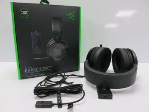 Boxed/New Razer Kraken Tournament Edition Wired Gaming Headset with USB Audio Controller.