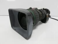 Canon J17a x7.7B4 IRSD SX12 Lens with Zoom Focus + Iris Servos. Comes with Cowl, Front & Rear Lens Caps.