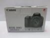 Boxed Canon EOS 200D Kit. Comes with Digital Camera EOS 200D, S/N 203072007597, Canon efs 18-55mm Image Stabilizer Lens, S/N 7222007215, Strap, Battery Charger, Battery, Lead & Quick Ref Guide. - 12