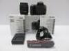 Boxed Canon EOS 200D Kit. Comes with Digital Camera EOS 200D, S/N 183072065110, Canon efs 18-55mm Image Stabilizer Lens, S/N 7022071184, Strap, Battery Charger, Battery, Lead & Quick Ref Guide.