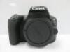 Boxed Canon EOS 200D Kit. Comes with Digital Camera EOS 200D, S/N 183072065110, Canon efs 18-55mm Image Stabilizer Lens, S/N 7022071184, Strap, Battery Charger, Battery, Lead & Quick Ref Guide. - 3