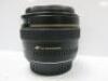 Canon Ultasonic EF 50MM f/1.4 Lens. Comes with Sigma Lens Carry Case. - 5