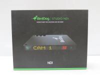 Boxed BirdDog Studio NDI, Model NDI SDI REV4. NOTE: missing power supply.