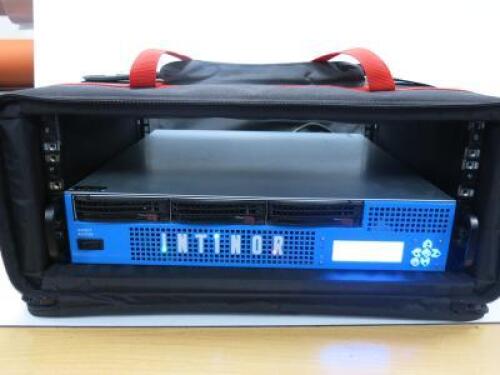 Intinor Direkt Router Rack+ x 6/D01098 IP Decoder, S/N S19FUU. Comes with Rugged Textile CP Transit Case.