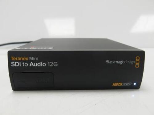 Blackmagic Design Teranex Mini SDI to Audio 12G. Comes with Blackmagic Design Software.