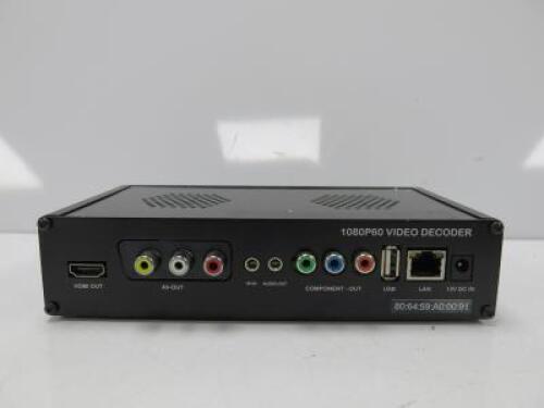 Antrica HDMI/VGA/FVI Composite 1080P60 Decoder, Model ANT-4000D. Comes with Power Supply.