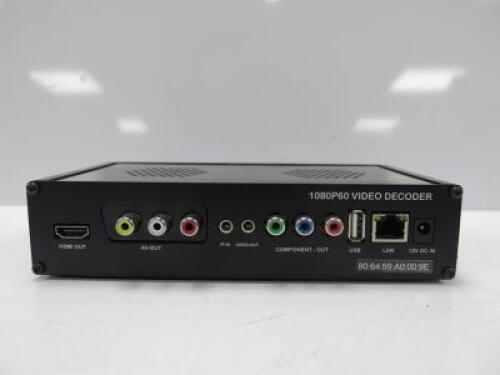 Antrica HDMI/VGA/FVI Composite 1080P60 Decoder, Model ANT-4000D. Comes with Power Supply.