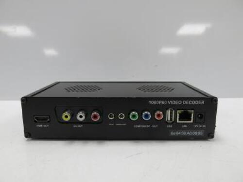 Antrica HDMI/VGA/FVI Composite 1080P60 Decoder, Model ANT-4000D. Comes with Power Supply.