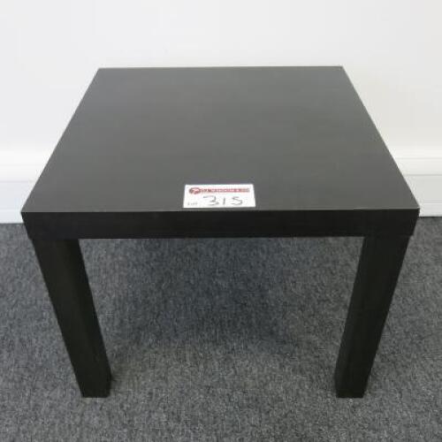 Ikea Black Side Table, Model Lack 14729.