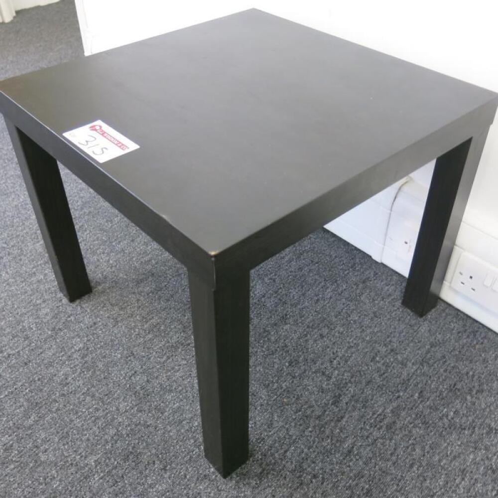 Ikea Black Side Table, Model Lack 14729.
