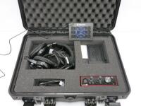 Audio Kit in Hard Case to Include: 1 x Focusrite Scarlett Solo Audio Interface, 1 x Elgato Stream Deck, Model 20GAA9902 & 1 x Audio Technica Broadcast Stereo Head Set, Model BPHS1.