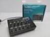 Sound Lab 4 Channel Stereo Microphone Mixer, Model G105DA. Comes in Original Box.