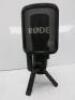 Pair of Rode NT-USB Versatile Studio Quality Condenser USB Microphones. Comes with Tripods, Filter, Leads and Hardshell Case. - 5