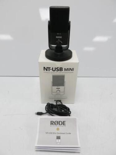 Boxed/New Rode NT-USB Mini Studio Quality USB Microphone.