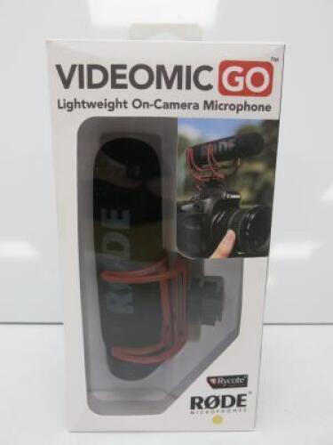 Boxed/New Rode Videomic GO Lightweight On Camera Microphone, Model NTG.