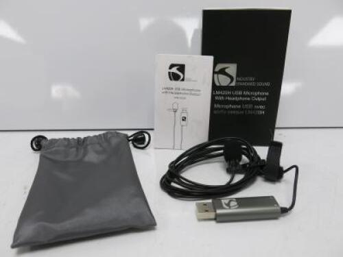 Industry Standard Sound Microphone with Headphone Output, Model LM420H.