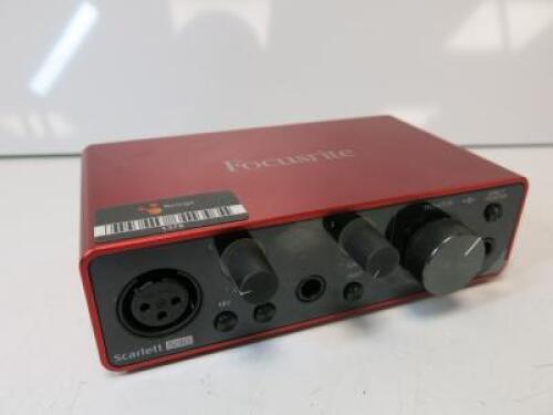 Focusrite Scarlett Solo USB Audio Interface.