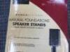 Sanus Systems Pair of Speaker Stands, Model NF30B. Comes in Original Box & Appears Unused. - 2