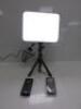 Viltrox Panel LED Dimmable Light, Model VL-200T. Comes with 1 x Remote,1 x Power Supplies & 1 x Joby Tripod.