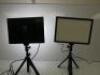 2 x Raleno LED Video Soft Light Panel with LCD Display, Model PLV-S192. Comes with 2 Power Supplies & 2 x Joby Tripod. - 3