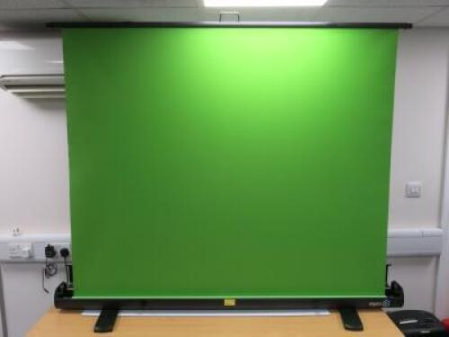 Elgato Portable Pull Up Green Screen, Model 20GAF9901 in Metal Housing.