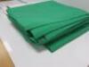 6 x Backdrops to Include: 1 x Utebit White Polyester Backdrop, Size 1.8 x 2.8m & 5 x Green Backdrops. - 2