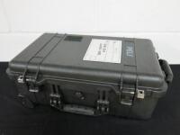 Genuine Peli Flight Case with Wheels & Retract Handle, Model 1510.