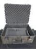 Unbranded Flight Case with Wheels & Retract Handle, Size H11" x W24" x D16". - 3