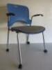 10 x Herman Miller Caper Stacking Mobile Meeting Room Chairs