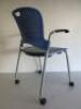 10 x Herman Miller Caper Stacking Mobile Meeting Room Chairs - 5