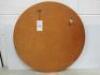 Indian Made Gold Velvet Round Mirror. Size D80cm. - 5