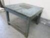 Wooden Coffee Table in Blue Distressed Look. Size H50 x W68 x D68cm. - 5