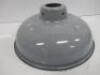 14 x Industrial Retro Enamel Lampshade in Grey. Size D26.5cm. - 6