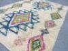 Geometric Shaggy Rug, 80% Wool & 20% Cotton, Size 120 x 180cm. - 4