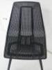 Noho Designed By Formway Cloud Dining Chair in Black with Auxetic Mesh Seat. - 6