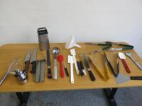 Quantity of Kitchen Accessories to Include: Knives, Grater, Whisk, Measuring Cups, Tongs, Spatulas etc (As Viewed/Pictured).