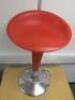 Designer Bombo Design Stefano Giovannoni Magis Stool in Red, Made in Italy. - 2