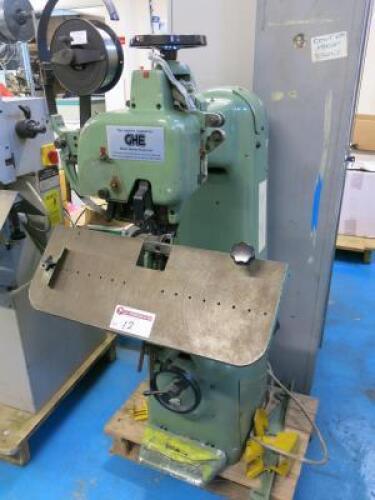 Brehmer Single Head Wire Stitcher.  Approx Year 1995.