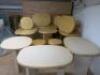 13 x Designer Style Solid Oak & Ply, Restaurant Tables, Size H74 x W160 x D74cm.