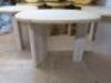 13 x Designer Style Solid Oak & Ply, Restaurant Tables, Size H74 x W160 x D74cm. - 2