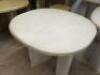 13 x Designer Style Solid Oak & Ply, Restaurant Tables, Size H74 x W160 x D74cm. - 4