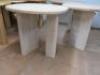 13 x Designer Style Solid Oak & Ply, Restaurant Tables, Size H74 x W160 x D74cm. - 5