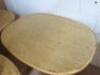 13 x Designer Style Solid Oak & Ply, Restaurant Tables, Size H74 x W160 x D74cm. - 9