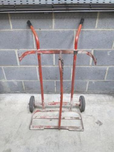 Oxy Acetylene Cylinder Trolley.