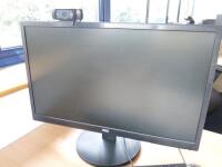 11 x Assorted Sized Monitors to Include: 5 x 24" AOC, 1 x 20" AOC, 1 x 22" Dell, 1 x 22" Acer, 1 x 20" Acer, 1 x 24" iiYama & 1 x 20" Benq (As Viewed/Pictured).