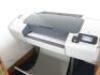 HP Designjet T790 Wide Format Printer. Comes with 7 x Boxes of 4 Rolls of 610mm x 50M Xerox Performance Uncoated Inkjet Paper, 90gsm.