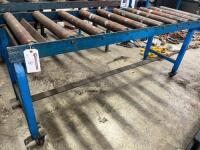2m Metal Roller Track Feed Table.